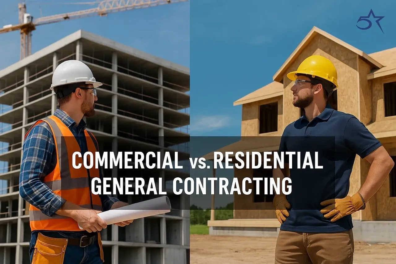 What Sets Commercial General Contracting Apart from Residential?